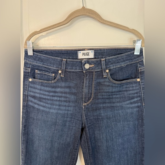 Paige Women’s Dark Denim Skyline Mid-Rise Bootcut Flare Jeans - Size 29 - Picture 3 of 9